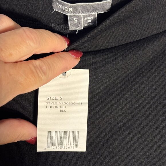Vince Womens Black Stretchy Leggings S - Picture 6 of 8